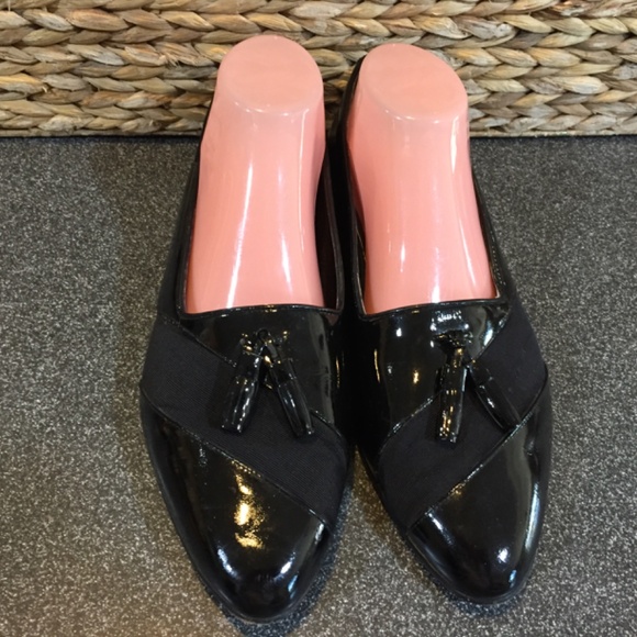 Giorgio Brutini Black Patent Flats - Picture 4 of 16